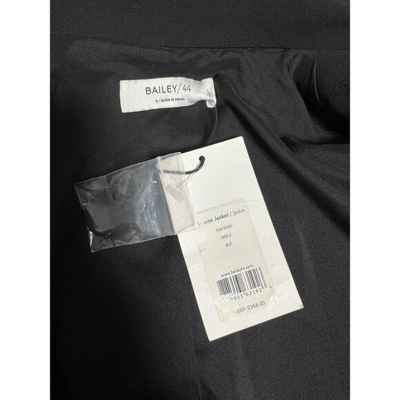 Bailey 44 Blazer Womens 2 Black Brooke Sequin Single Button Evening 410-5435 - Picture 10 of 13